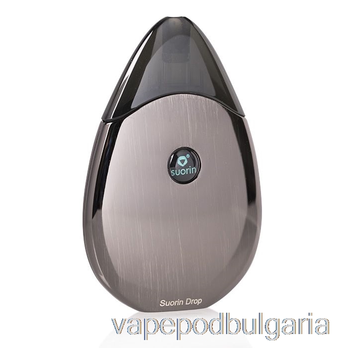 Vape 10000 Дръпки Suorin Drop Pod System Brushed Gunmetal